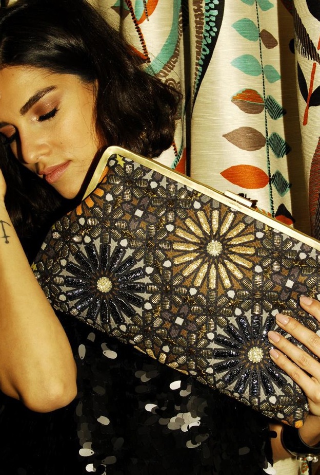moroccan metallic clutch me