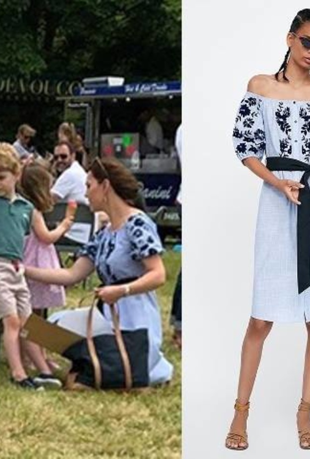 خلال زيارة رسمية للهند اختارت كيت هذا الفستان الانيق من توب شوب