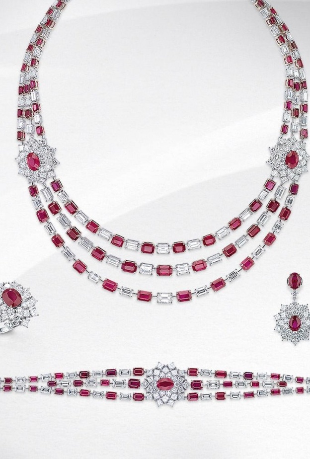 اطقم الماس راقية لموسم الاعراس