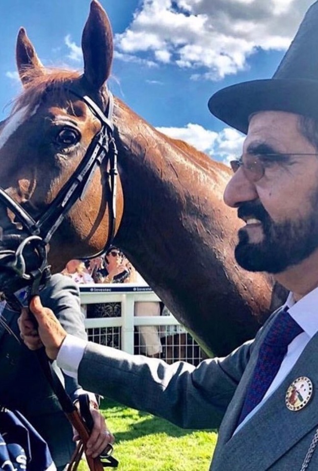  محمد بن راشد بطل الديربي