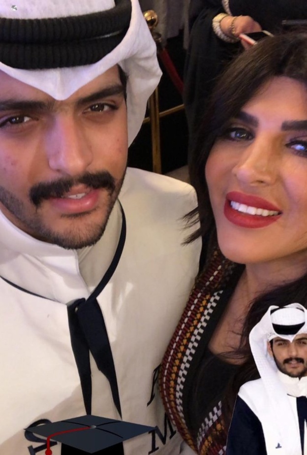 غدير السبتي وابنها