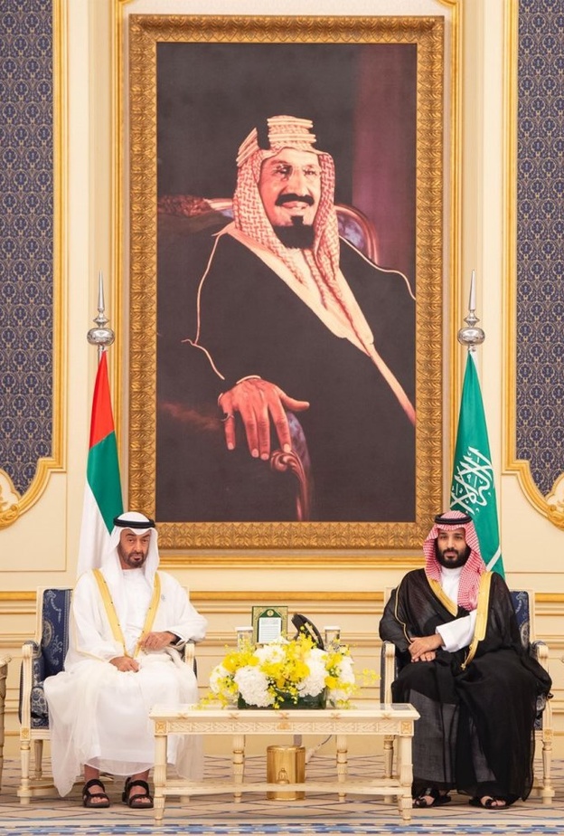 ولي العهد السعودي يستقبل الشيخ محمد ين زايد ولي عهد أبوظبي