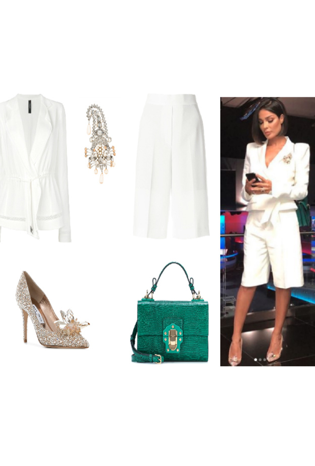 بريانكا شوبرا في جمبسوت باللون الأبيض