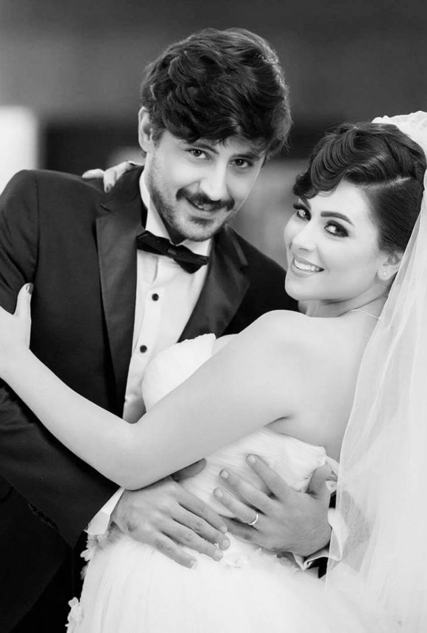 نهى عابدين وزوجها حاتم زيدان