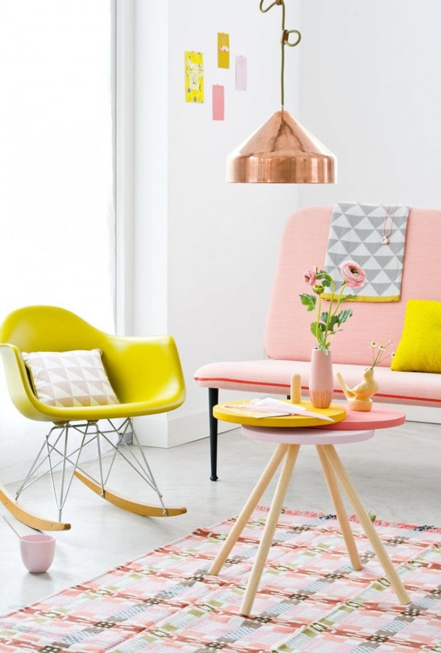 الألوان الصيفية في ديكور المنزل للمظهر جذاب و مميز