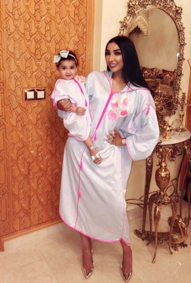 دنيا بطمة وابنتها 2018