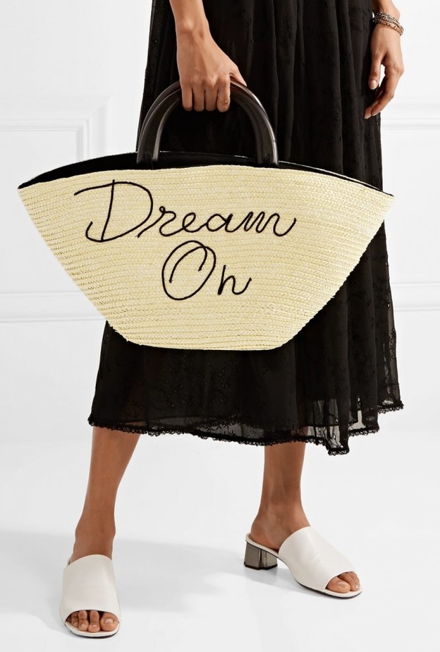 Nannacay حقيبة يد مميزة من القش من