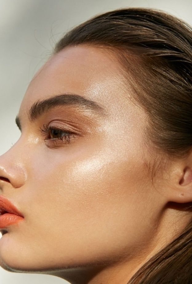 لمعة بيضاء لؤلؤية