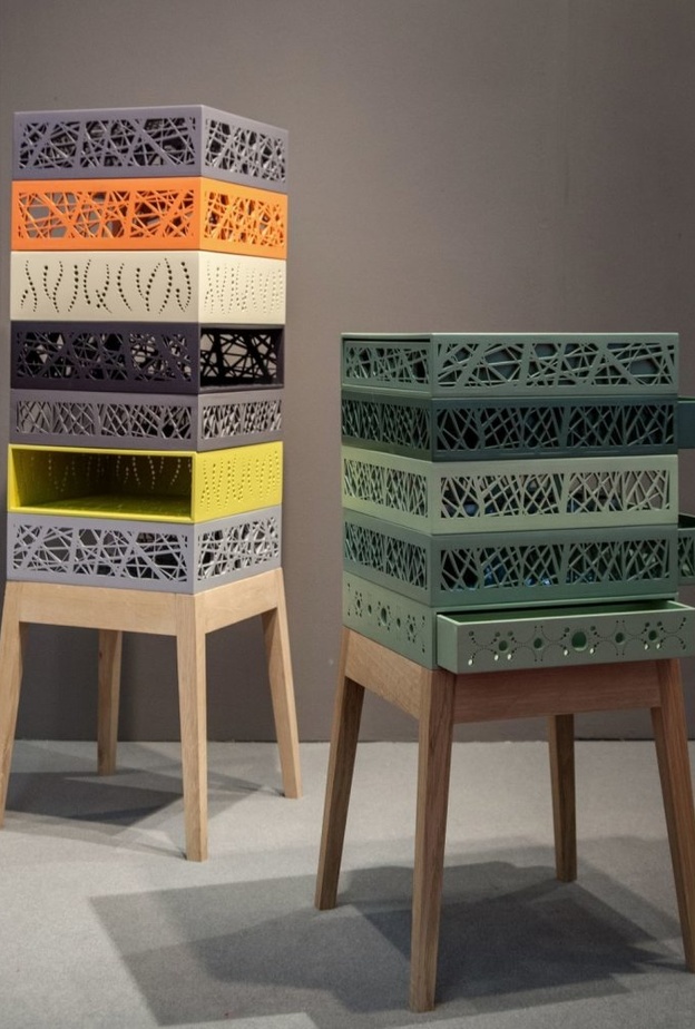  علب ملونة للتخزين ولديكور عصري جذاب