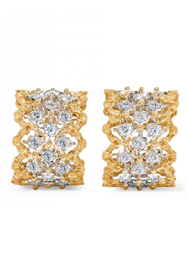 أقراط من CHOPARD من الذهب الابيض والماس