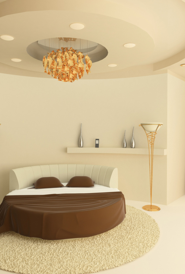 النباتات الخضراء والازهار الاصطناعية يمكن ان يحضرا في غرفة النوم