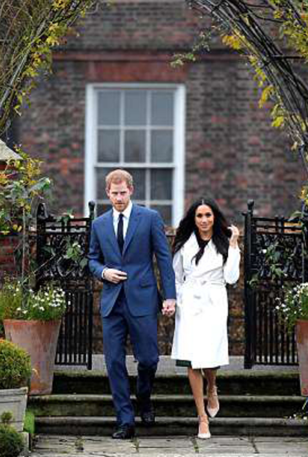 ميغان ماركل ظهرت في إعلان خطبتها وهي ترتدي حذاء أكبر من مقاس قدمها