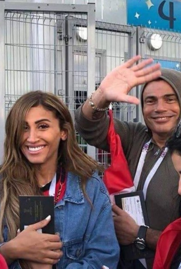 عمرو دياب ودينا الشربيني