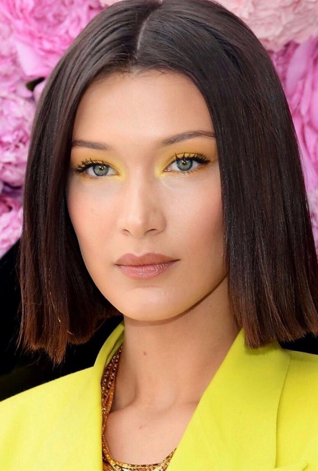 مكياج صيفي باللون الأصفر مع بيلا حديد