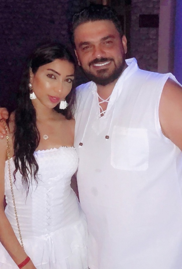 دنيا بطمة وزوجها