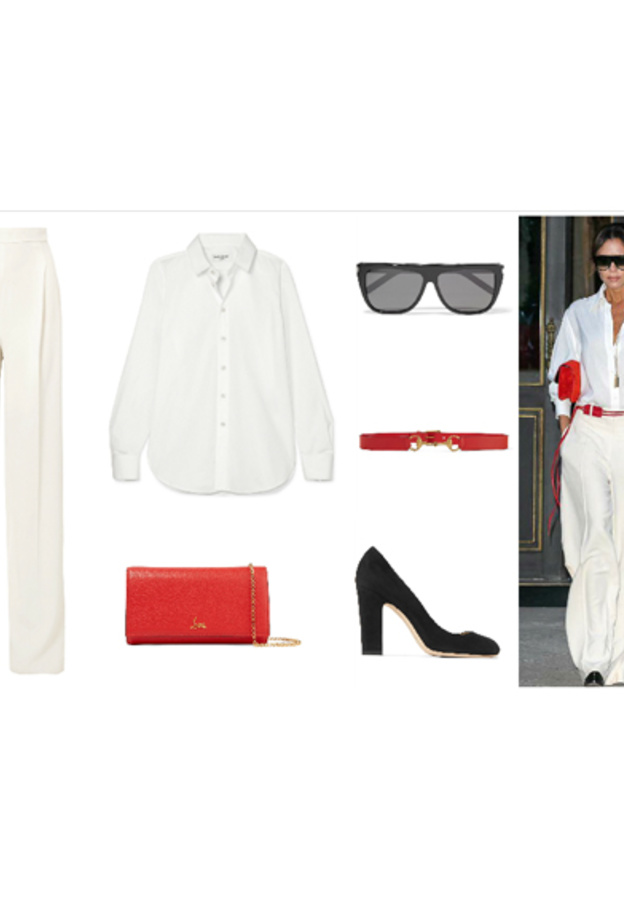 احصلي على اطلالة فيكتوريا بيكهام الراقية والجذابة باللون الأبيض