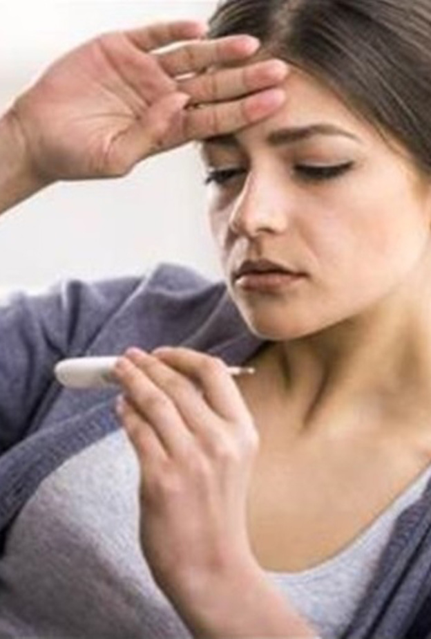 الحمى القلاعية تسبب إرتفاع حرارة الجسم