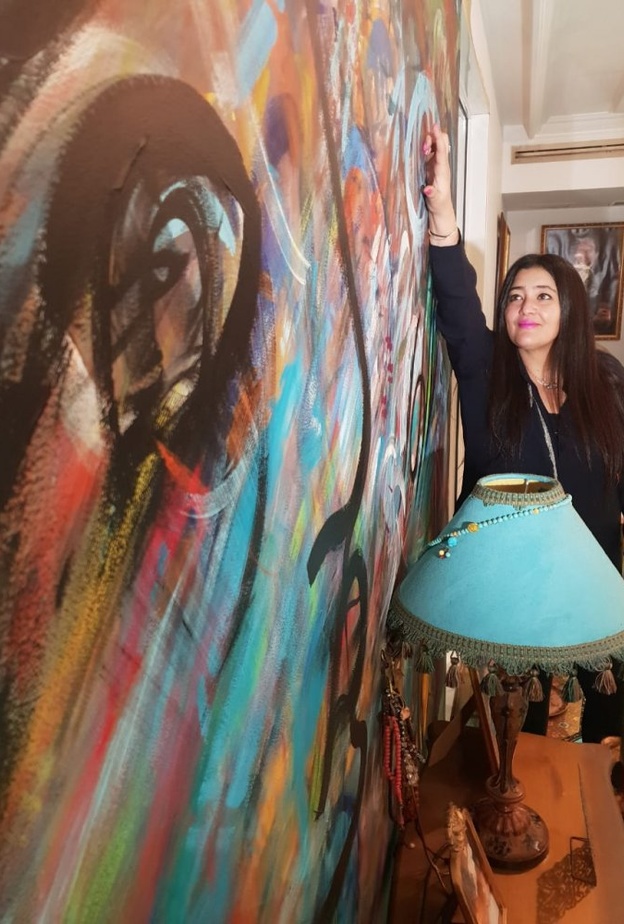  الفنانة التشكيلية  العالمية شاليمار شربتلى