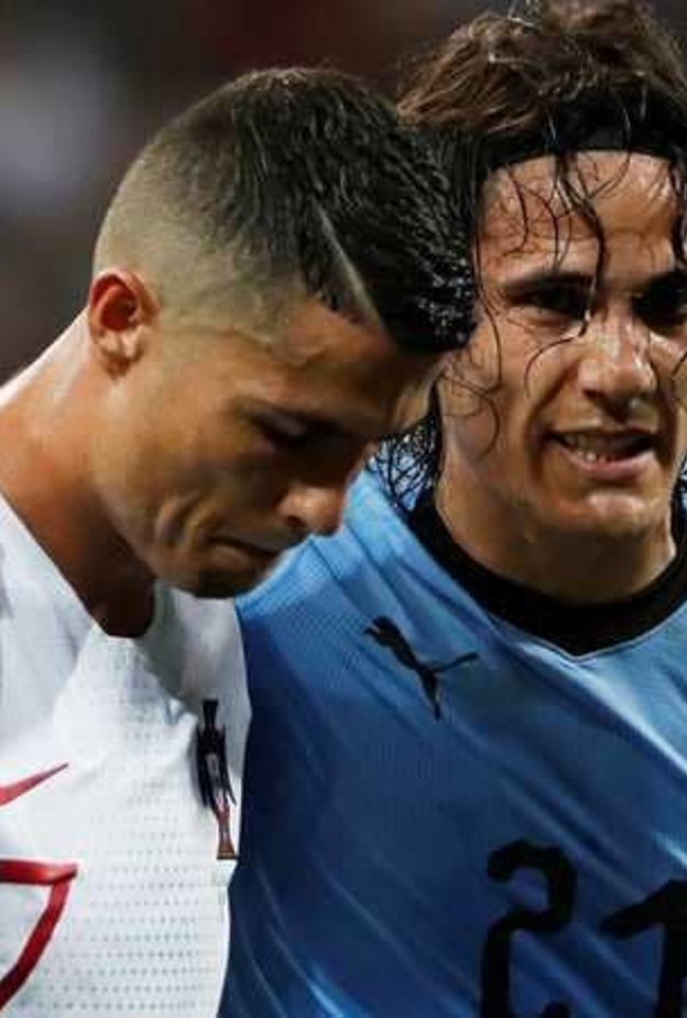 كافاني سجل ثنائية في مرمى البرتغال