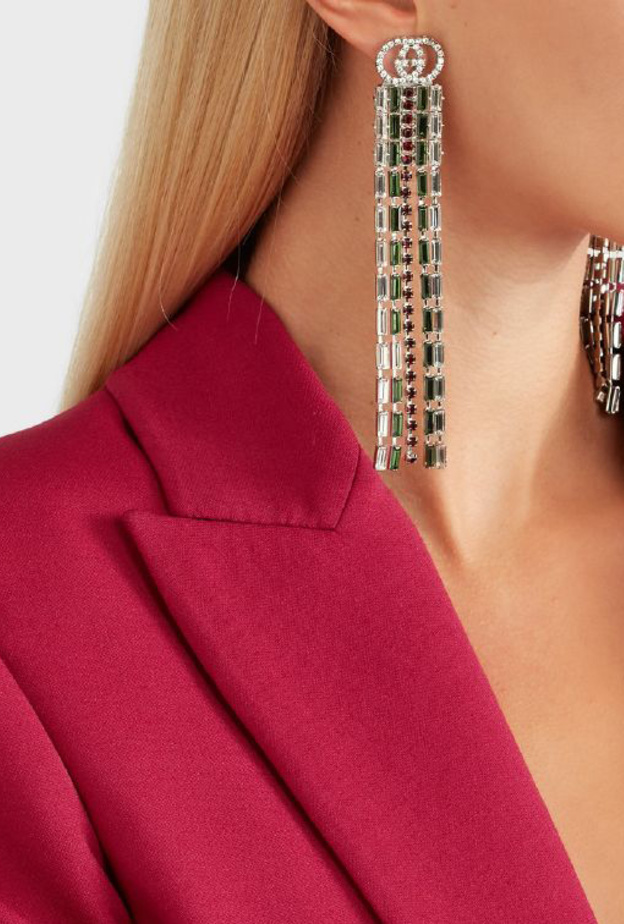  Oscar de la Renta أقراط متدلية من