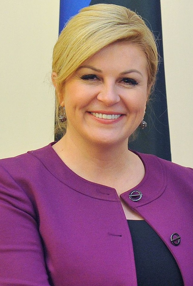 رئيسة كرواتيا سعيدة بفوز بلادها