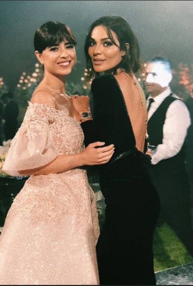 لقاء سويدان وحمادة هلال مع العروس