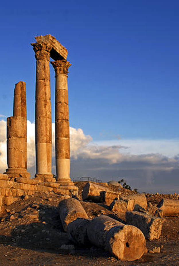 مشهد محيط بمتحف الاردن.