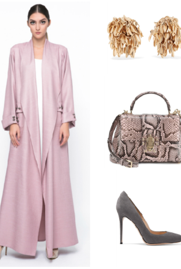 اطلالة نهارية كاجوال بأسلوب عصري بالأزرق الباستيلي