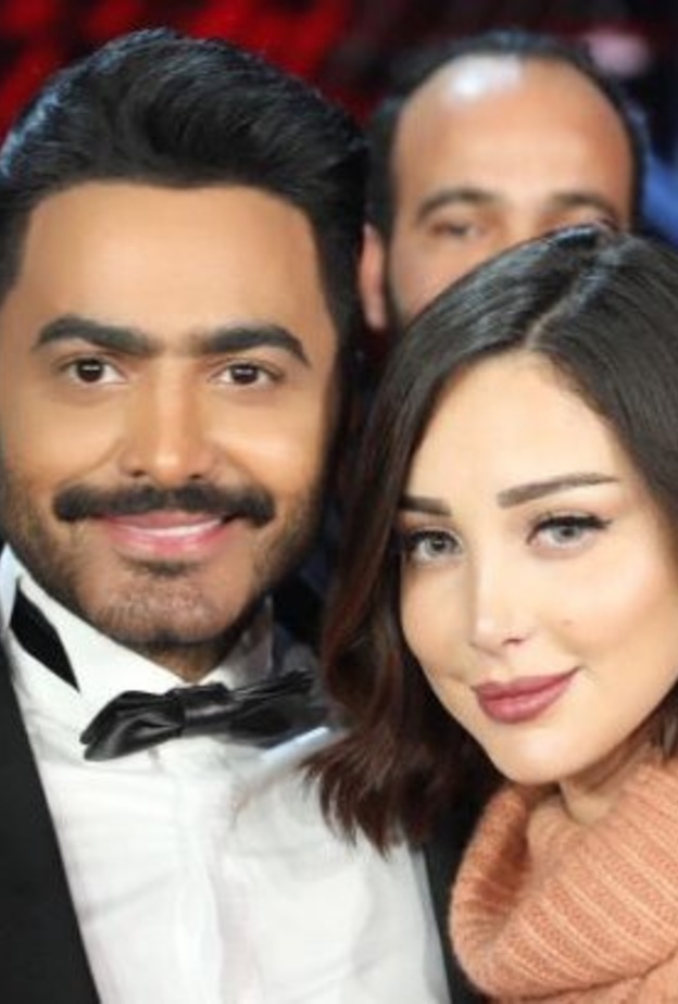 تامر حسني وبسمة بوسيل