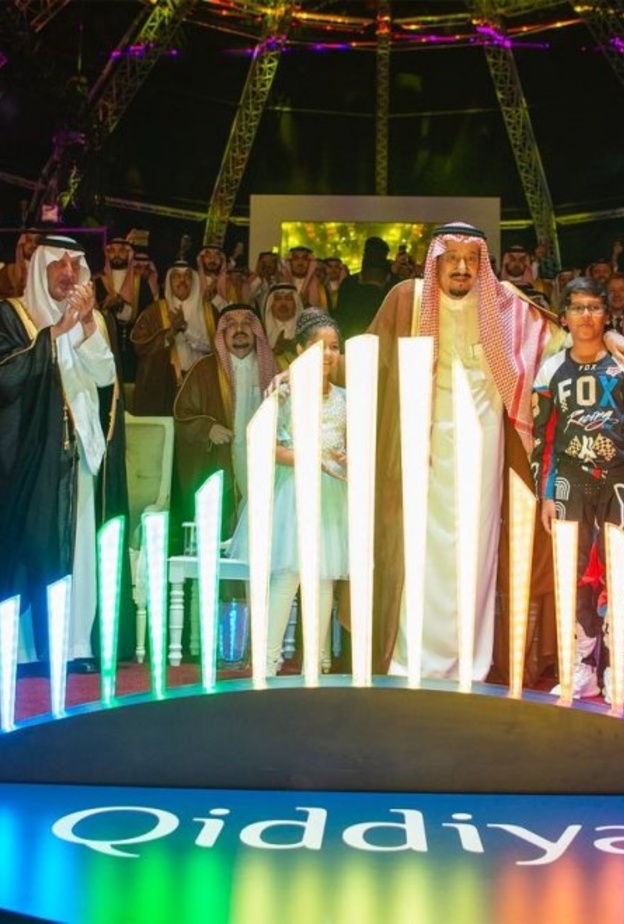  الملك سلمان يفتتح افتتاح مشروع القدية