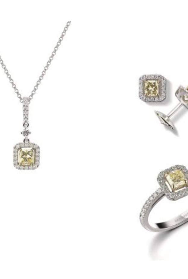 تواكب مجموعة معوّض Mouawad الجديدة المرصعة بالألماس الأصفر الساحر