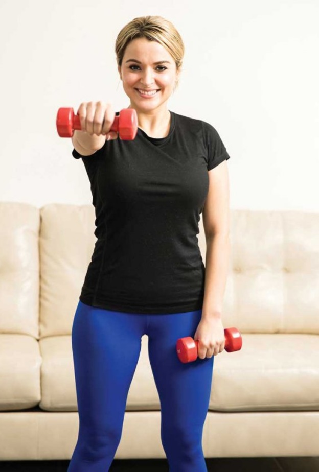 تمارين الرفع البايسيبس بأثقال خفيفة