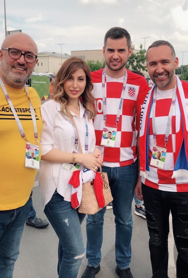 يارا في مباراة فرنسا وكرواتيا