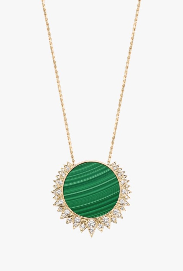 خاتم بولغري من العقيق والذهب والماس