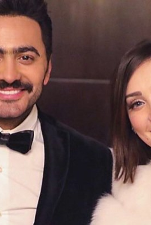 بسمة بوسيل وتامر حسني