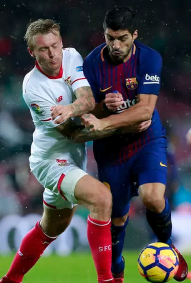 برشلونة توج بالثنائية المحلية في إسبانيا