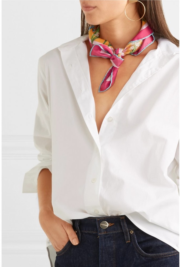  Dolce & Gabbana وشاح من الحرير من