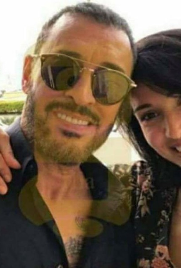 كاظم الساهر مع خطيبته سارة التونسية