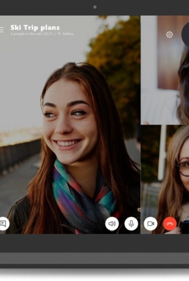 يجلب التحديث الجديد لسكايب خدمة مكالمات الفيديو الجماعية بجودة عالية