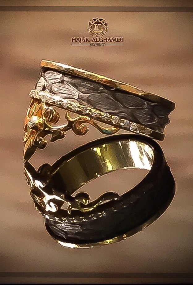 علم المملكة من تصميم هاجر