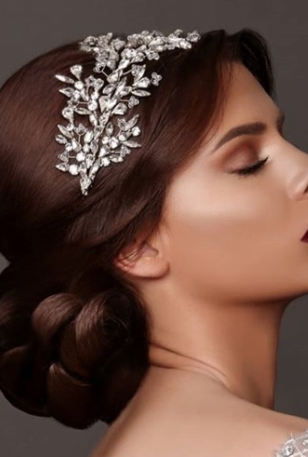 تسريحات شعر فخمة للعروس