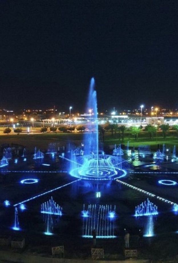 تحمل النافورة عدة أشكال جمالية