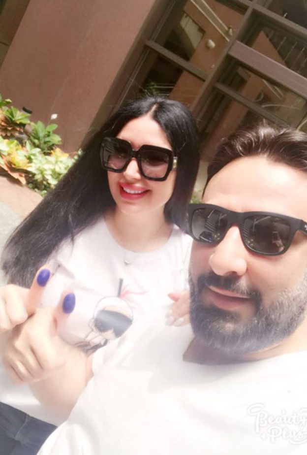 عبير صبري وزوجها