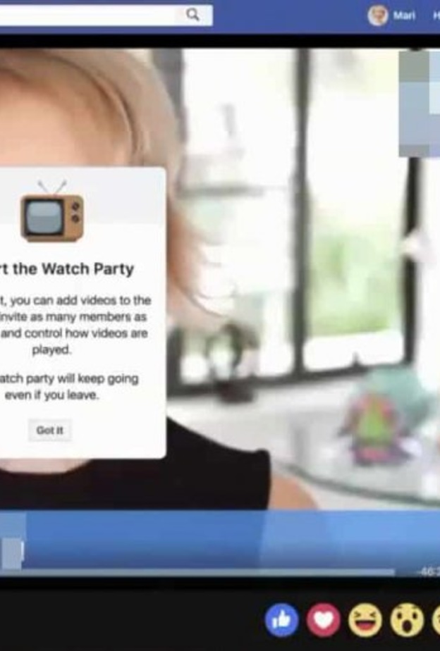 تتيح ميزة Watch Party إستضافة جلسات بث فيديو مشتركة و يتمكن جميع الأشخاص ضمن المجموعة المشاهدة و التعليق على مقاطع الفيديو