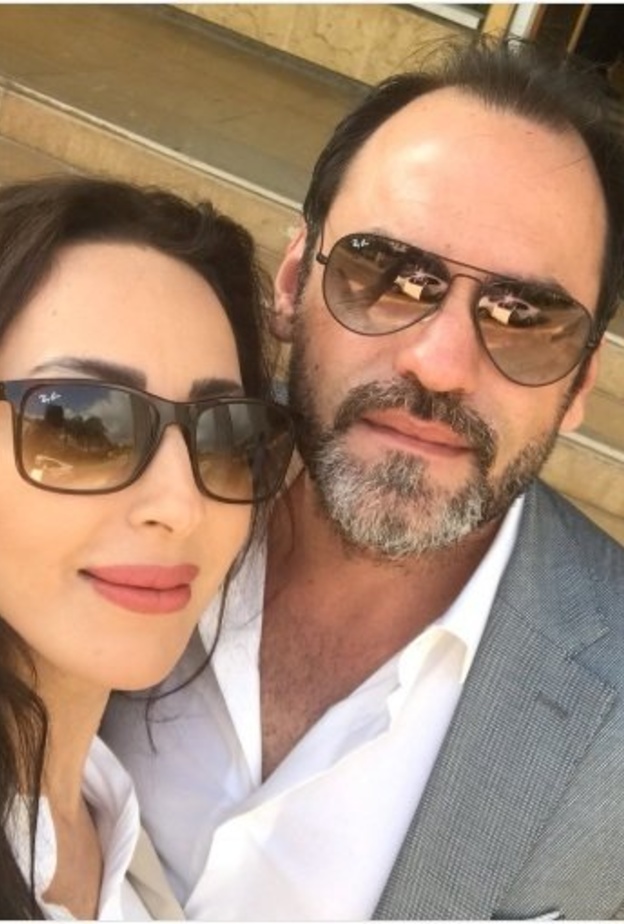 ورد الخال وباسم رزق يحتفلان بعيد زواجهما الثاني