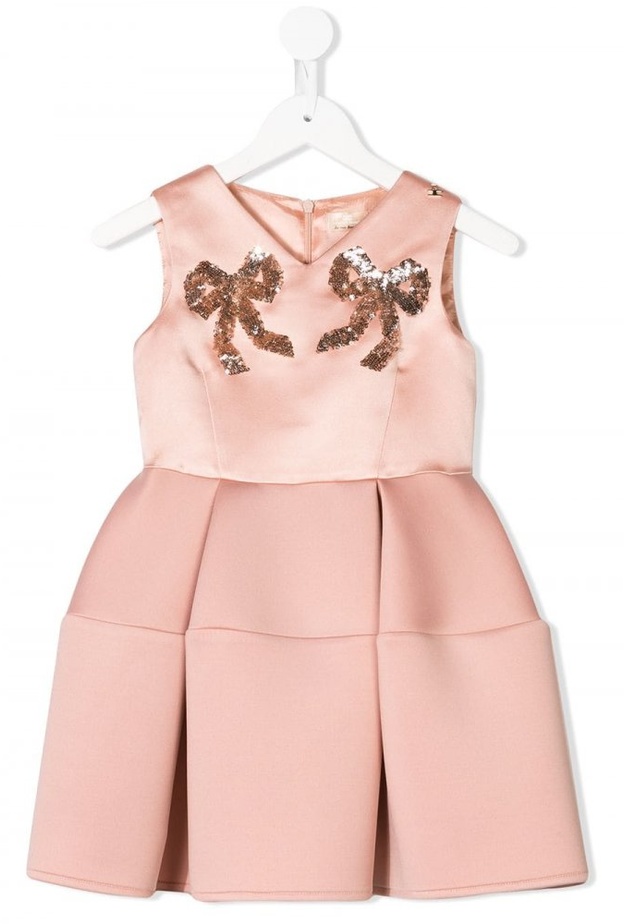 فستان تول مطرز من Gucci