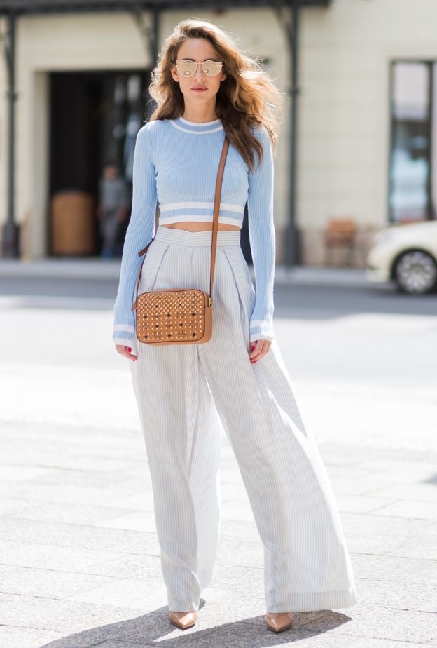 أجمل اطلالات عصرية في البناطيل الخصر العالي