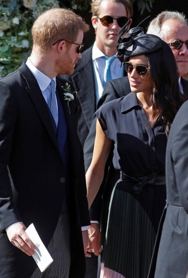 ميغان ماركل تبادلت الحديث مع ضيوف الحفل