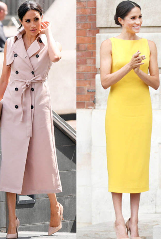 فساتين ناعمة من وحي أزياء ميغان ماركل