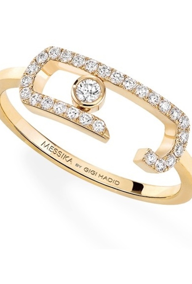 خاتم ذهب وردي والماس من كارتييه